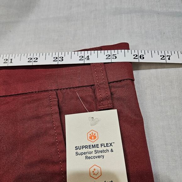 Dockers Shorts Men's Ultimate Short Dark Orange Size 52 - Picture 5 of 7